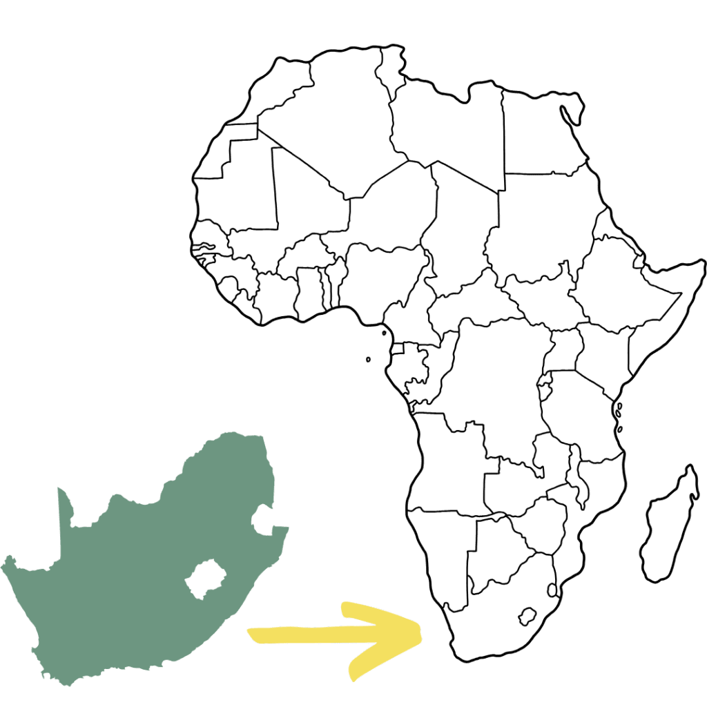 South Africa map